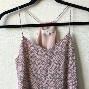 Ann Taylor Loft Peplum Cami